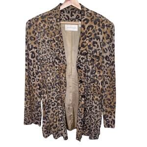 Vintage Dana Buchman Animal Print Blazer Size: 14